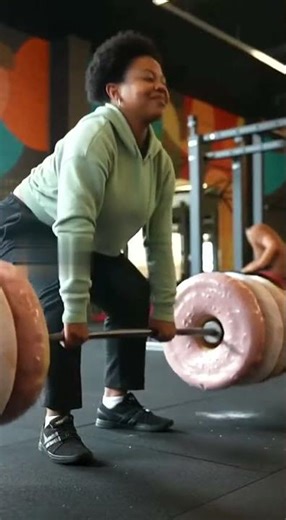 Could you lift this weight? #gymbloopers #trending