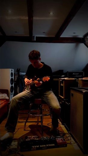 Cold Shot by Stevie Ray Vaughan with real Leslie Speaker