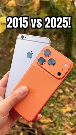 2015 vs 2025 iPhone! #shorts