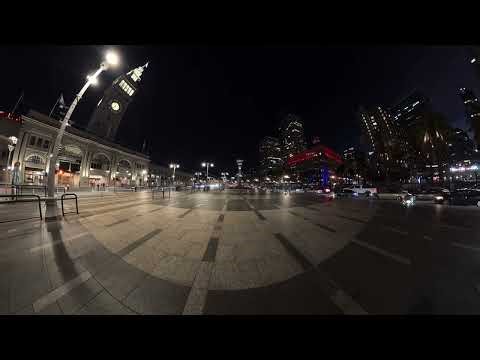 SF Ferry Building Time lapse Using The Insta360 X5