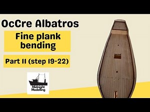 OcCre Albatros rim Planking Scale Ship. Steps 19-22