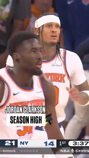 New York Knicks 🏀 on Instagram: "25 PTS AND COUNTING. ONE IMPACT PLAY AFTWR ANOTHER."