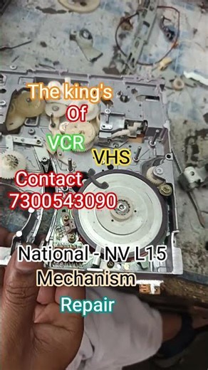 National NV -L15 mechanism repair!#forsale #panasonic #vcrtape #vcrrepair #tv #magnetictape