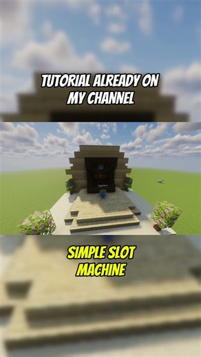 Simple Slot Machine In Minecraft Tutorial