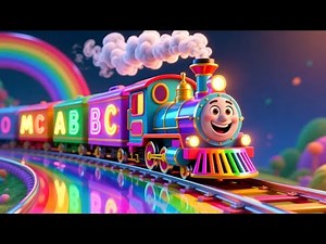 All Aboard the ABC Train! 🚂✨ | Alphabet Learning Song for Kids | Nursery Rhymes & Educational Songs