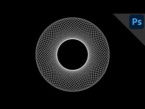 Create a spirograph with the ellipse tool | PHOTOSHOP TUTORIAL - TIPS & TRICKS