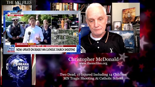 McFiles Special ***TWO DEAD In Minnesota Church School Tragedy****** - UPDATE SPECIAL Donations - Zelle: chrismc44@gmail.com Paypal.me/TheMcfiles Venmo: TheMcFilesChris Cash App: cash.app/$themcfiles Patreon: www.patreon.com/TheMcFiles (Monthly Pledge) Mail Donations: PO BOX 265, Jeff City, Tn 37760 www. themcfiles.org www.mcdonald-music.com K-Star Talk Radio - www.kstartalkradio.com - 2-3 PM EST You Tube - www.youtube.com/@themcfilesfaithnetwork2272 Telegram Rooms: The McNews And Journal Report