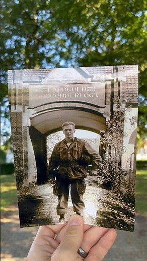 A Company Of Heros - Captain Richard Winters 1944 Then and Now #history #worldwar2 #bandofbrothers