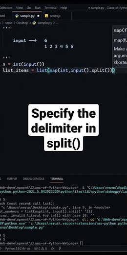 How to take array input in Python?
