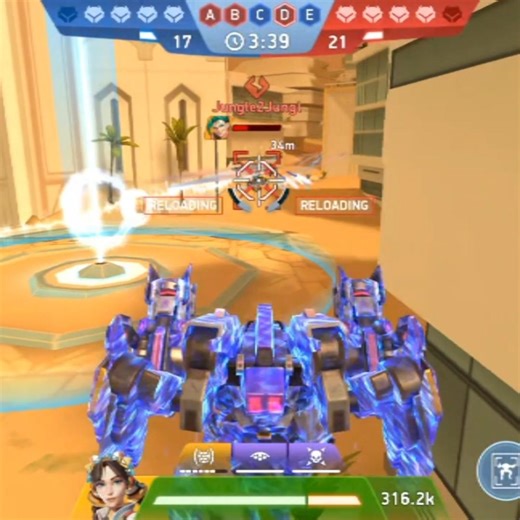 target 🎯 fixed 😁 #gaming #teammech #mecharena #games #warrobots