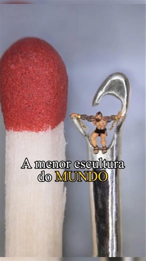 A Arte Microscópica, 2024 - A menor escultura do mundo 🗿🖌️ #historiadaarte #Arte #shorts