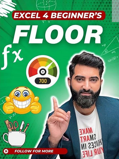 🟢 XF40: FLOOR | How to use FLOOR | Round Numbers | Excel for Beginners