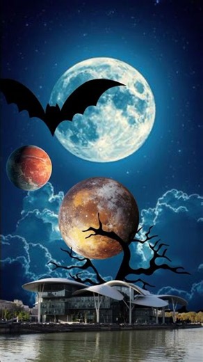 The Mysterious Moon Egg Hatch 🌕🦇 | What If a Giant Night Creature Was Born? #deepsky