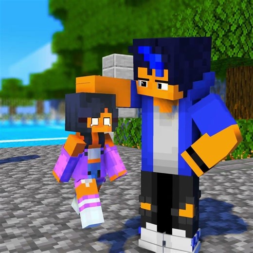 Im Not Cute Anymore Aphmau caught by Ein and save by Zane #shorts