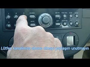 ⚠️How to enter the code for the Ford C-Max radio/cassette player