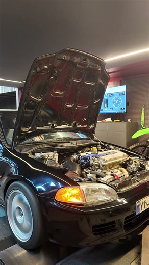 The iconic Civic EG6 with b20 vitec dyno tune|SRP|soheilradmanesh
