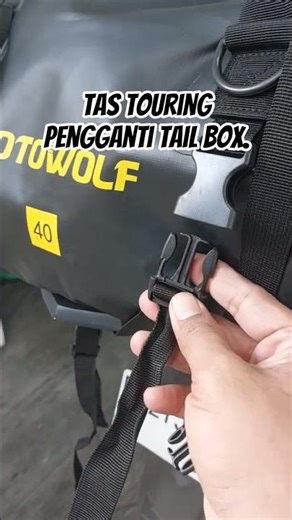 A touring bag to replace the tail box. #tastouring #touring #motowolf