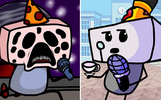 【FNF】 对战两个豆腐Birthday Boy BLAM