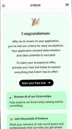 How to Sign Up to Extern (Quick Guide)