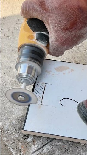 How to drill porcelain tiles PERFECTLY every time! 🎯 #Shorts #DIY #Tools