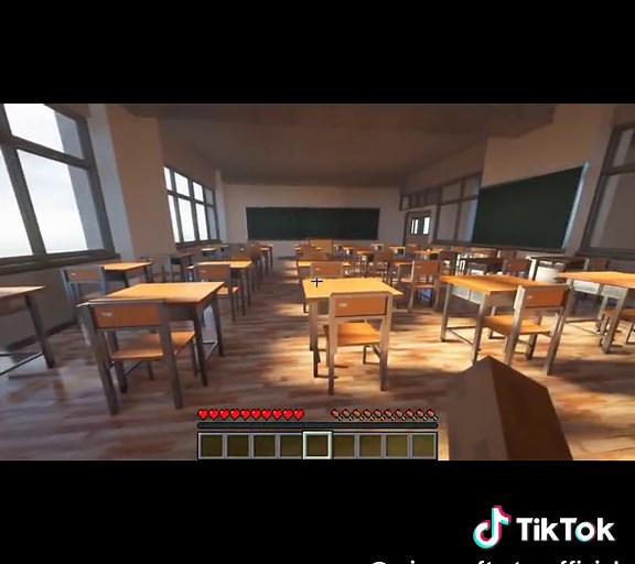 Japanese School Textures in Minecraft with Seus PTGI Shaders