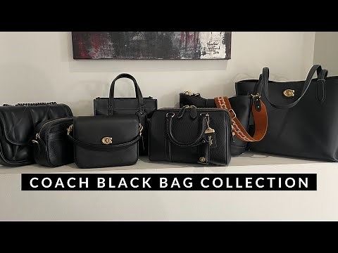 Black Coach Bag Collection Video | Collab with ‪@YellowSparksJoy‬