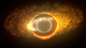 Black Hole Simulation Interstellar Space Stock Footage Video (100% Royalty-free) 1107963617 | Shutterstock