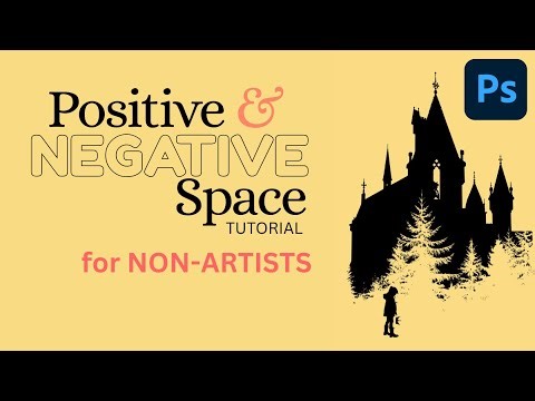 Positive & Negative Space Illustration Tutorial for Non-Artists – Adobe Photoshop
