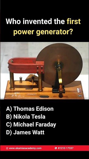 Who invented the first power generator? ⚡🔋