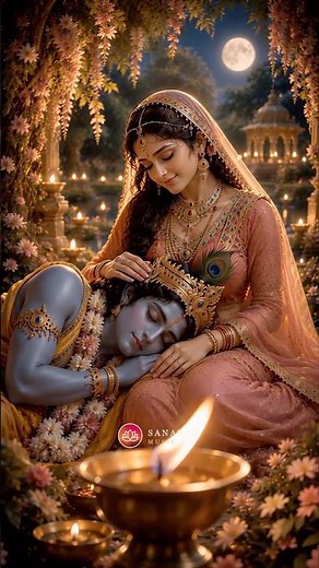Jai Radha Madhav 🌸 | Jai Kunj Bihari 🦚✨ #Radha #Krishna #sanatanmusic