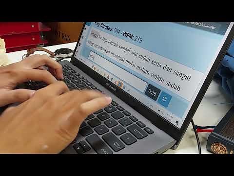 10 Fast Fingers 203 WPM (Tes Mengetik Bahasa Indonesia Tercepat)