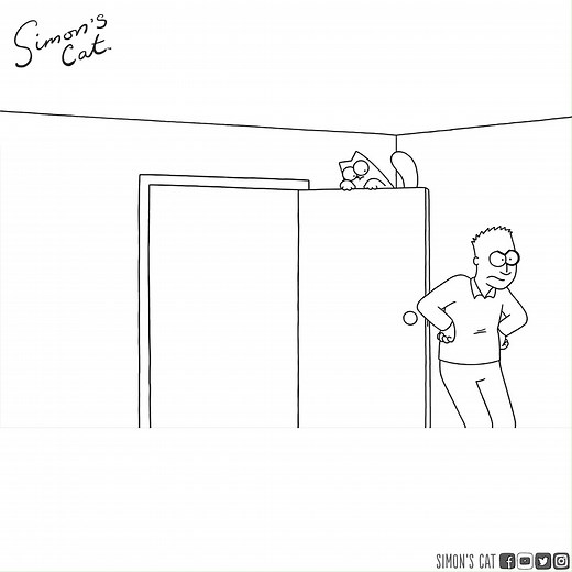 When you've been home for far too long...🤣 | Simon's Cat