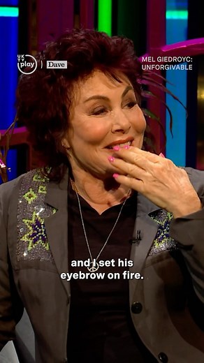 I may have accidentally burned off one of Bill Gates’ eyebrows… find out what happened on @melgiedroyc’s show ‘Unforgivable’ on Tuesday 26th March at 10pm on @dave_tvchannel | Ruby Wax