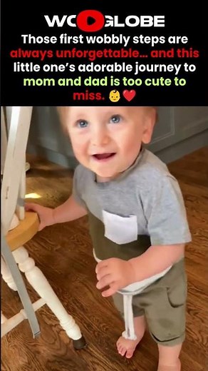 Baby First Steps Capture a Precious Childhood Milestone