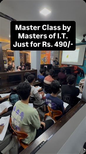 Raj Computers Academy - Malad on Instagram: "What an amazing start to a Master Class - Knowledge week. It was Full house and students were so happy to upgrade the knowledge of I.T based skills useful in the industry.😊👍 . Schedule of Upcoming Master Class: • Sat, 20th Dec - Canva with AI • Sat, 20th Dec - Excel with Dashboards • Sun, 21st Dec - AI with prompt engineering . For registration contact: Raj Computers Academy - 9867397191 . #studentslife #career #masterclass #itskills #computercourse