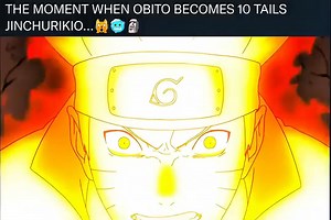 THE MOMENT WHEN OBITO BECAME 10 TAIL JHINCHURIKI 🥶🥶 #naruto #obito #narutoanime #moments #fyb #foryouシ | ANT TIME