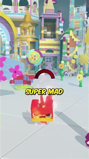 What happens when Unikitty gets Angry in LEGO Games?