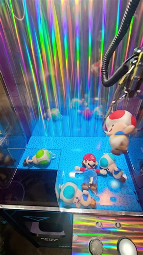 The super Mario Claw machine #clawmachine #machine #subscribe