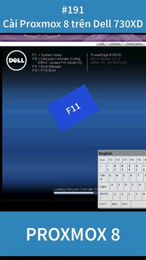 Cài đặt ảo hoá Proxmox 8 trên server Dell