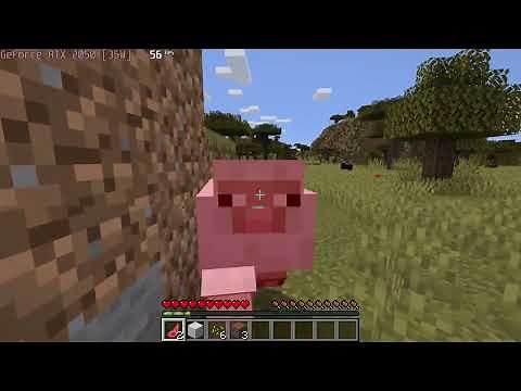 🎮 NVIDIA GeForce RTX 2050 [Laptop, 35W] - Minecraft gameplay benchmarks (1080p)