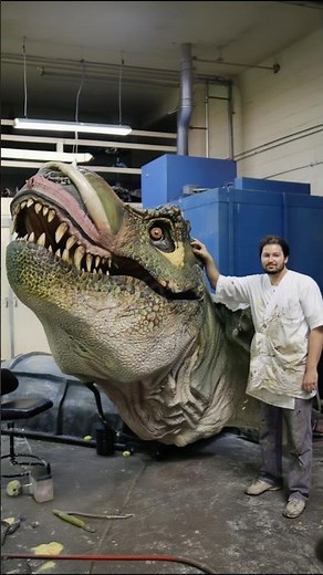 This T-Rex Wasn't CGI, It Was Real Metal! #jurassicpark #behindthescenes