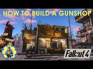 FALLOUT 4 - How To Build a Weapons Shop - Settlement Build Tips - NO MODS
