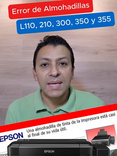 Solución para error de almohadillas en impresoras Epson