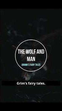 Grimm's Fairy Tales - The Wolf and Man #audio #audiobook #poetry #reading #fyp #fypシ #foryou #story