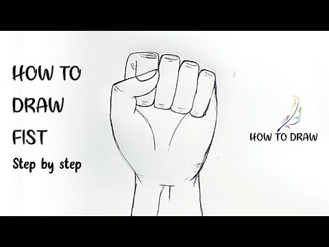 How To Draw Fist Step By Step | How To Draw A Clenched Fist | Farjana Drawing Academy