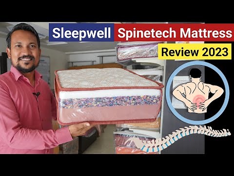 Sleepwell Mattress Spinetech with Air-O-Fresh Foam ! DETAILED INFORMATION ! Price,Review 2024!