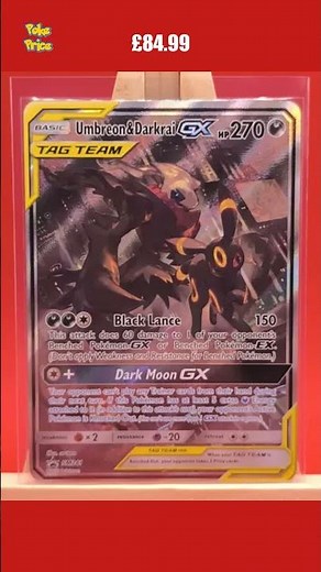 Umbreon & Darkrai GX Tag Team SM241 Alternate Full Art Promo Pokemon Card