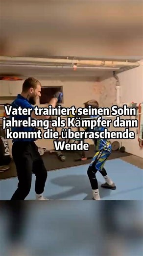 Vater trainiert seinen Sohn als Kämpfer überraschende Wende 🥊#Kampfsport