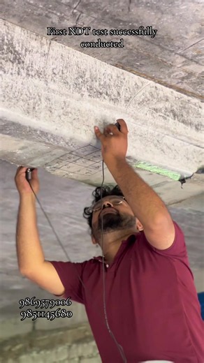 NDT Test for Concrete Structures — First Successful Test