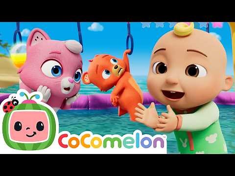 Happy & You Know It Song! - GIANT Obstacle Course! | Lets Get Active! | CoComelon Nursery Rhymes
